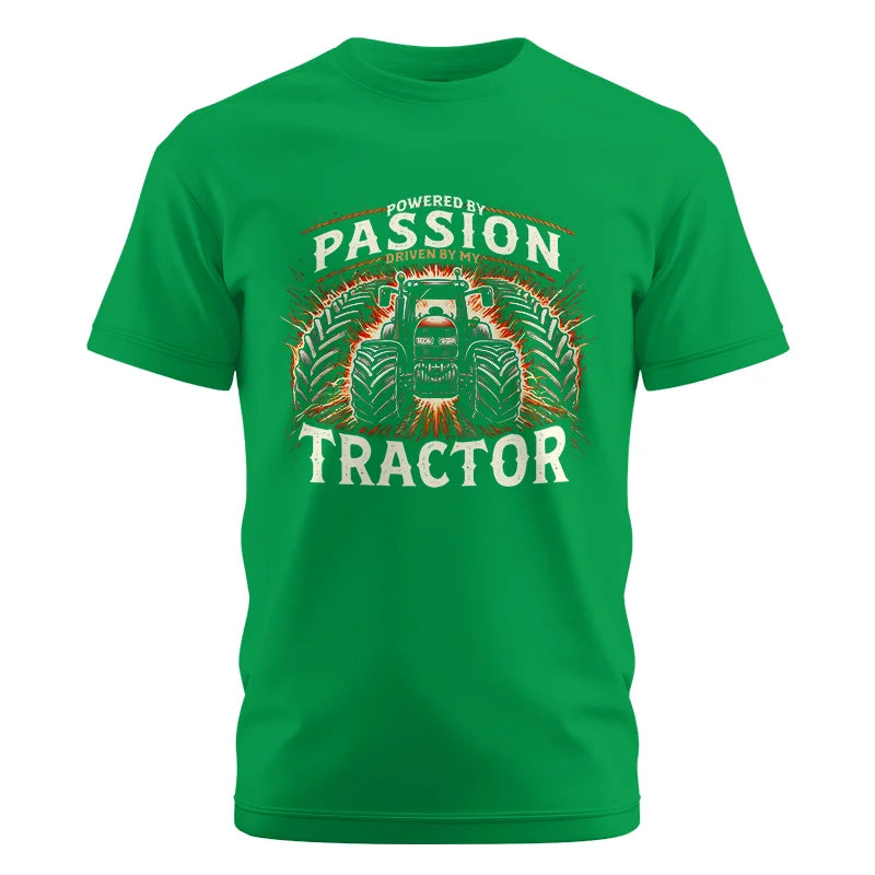 Driven By My Tractor - Unisex Cotton Crew Tee