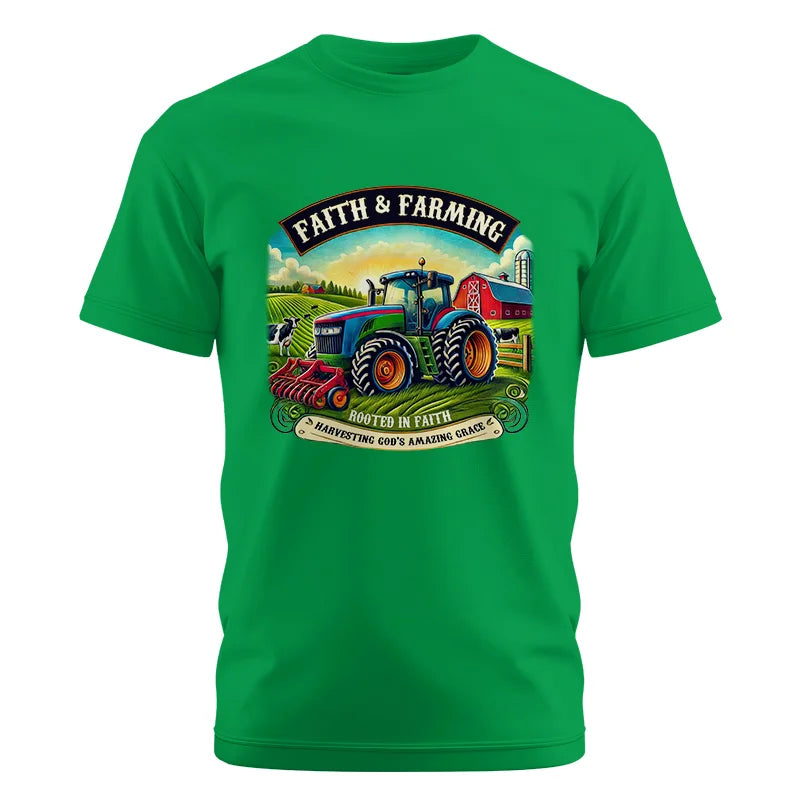 Faith And Farming 2 - Unisex Cotton Crew Tee