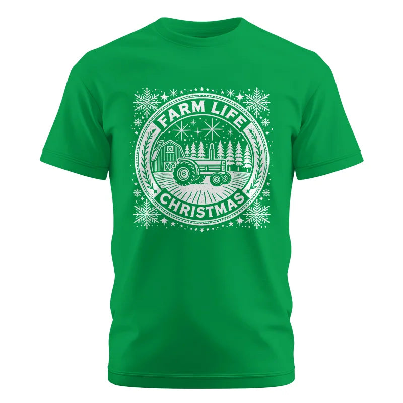 Farm Life Christmas 2 - Unisex Cotton Crew Tee