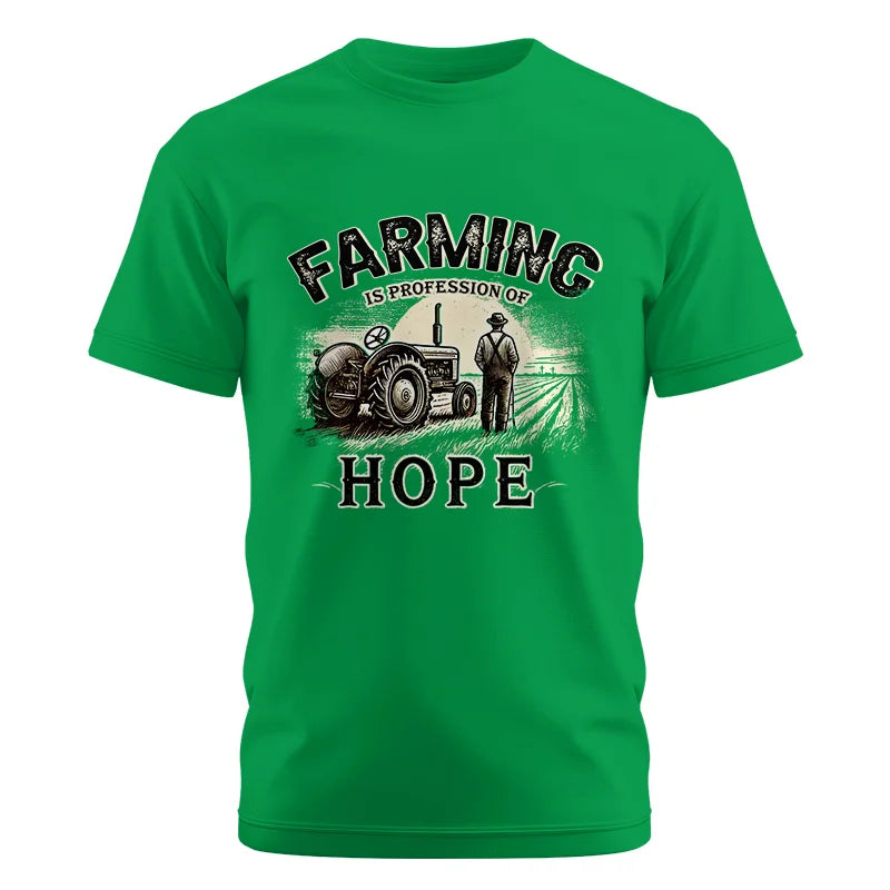 Image of Farming Is A Profession Of Hope 2 - Unisex Cotton Crew Tee