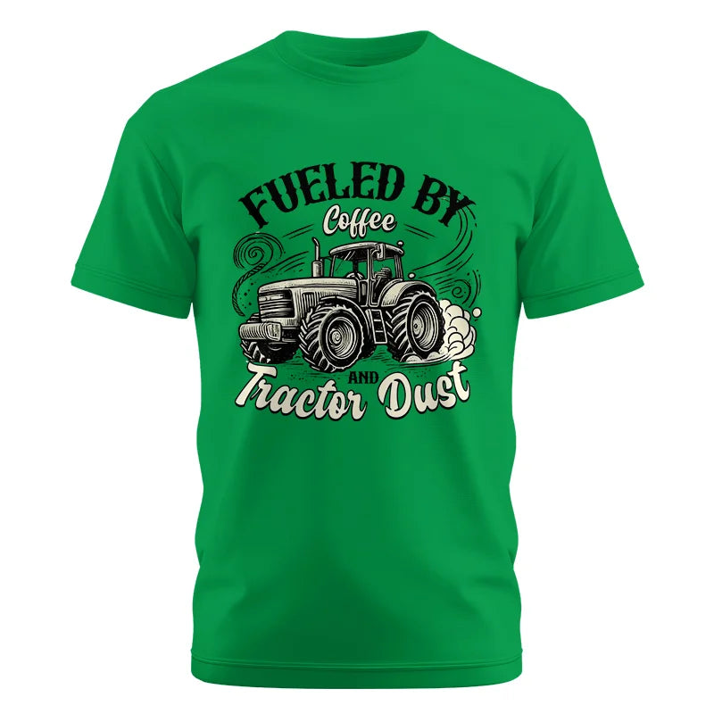 Image of Fueled By Coffee And Tractor Dust 2 - Unisex Cotton Crew Tee