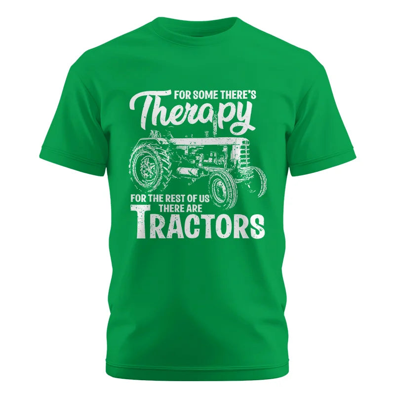 Funny Farmer Therapy Vintage Tractor Lover - Unisex Cotton Crew Tee