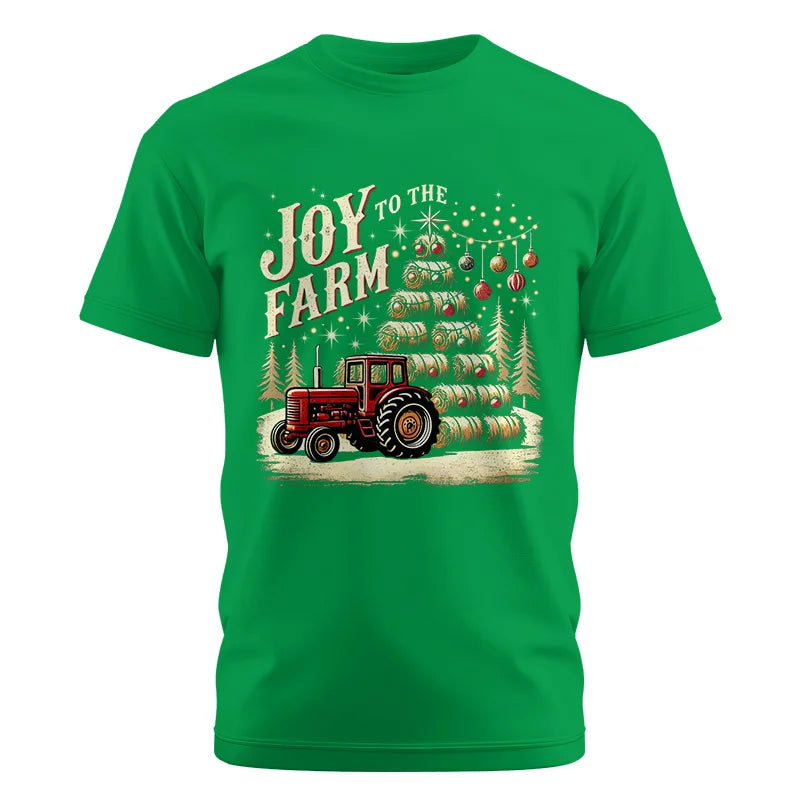 Image of Joy To The Farm - Unisex Cotton Crew Tee