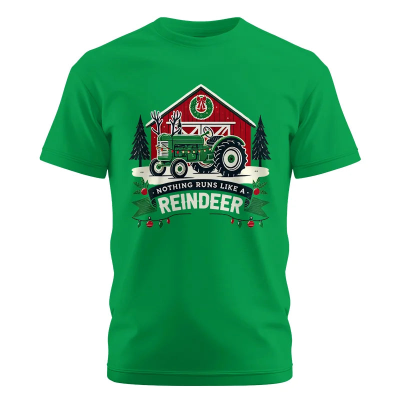 Nothing Runs Like A Reindeer 2 - Unisex Cotton Crew Tee