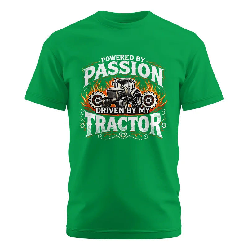 Powered By Passion Driven By My Tractor 1 - Unisex Cotton Crew Tee