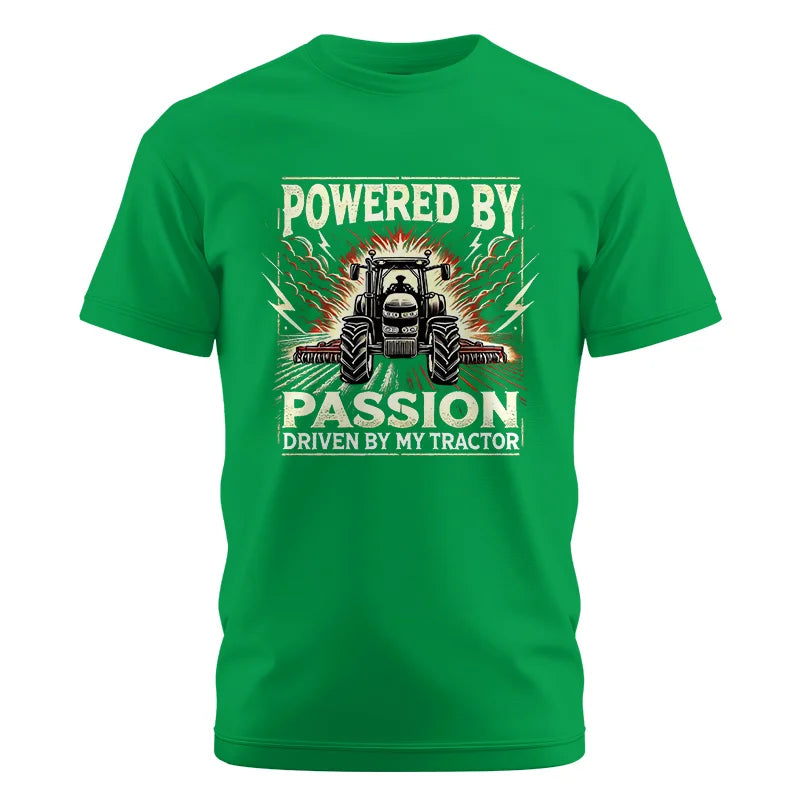 Powered By Passion Driven By My Tractor 4 - Unisex Cotton Crew Tee