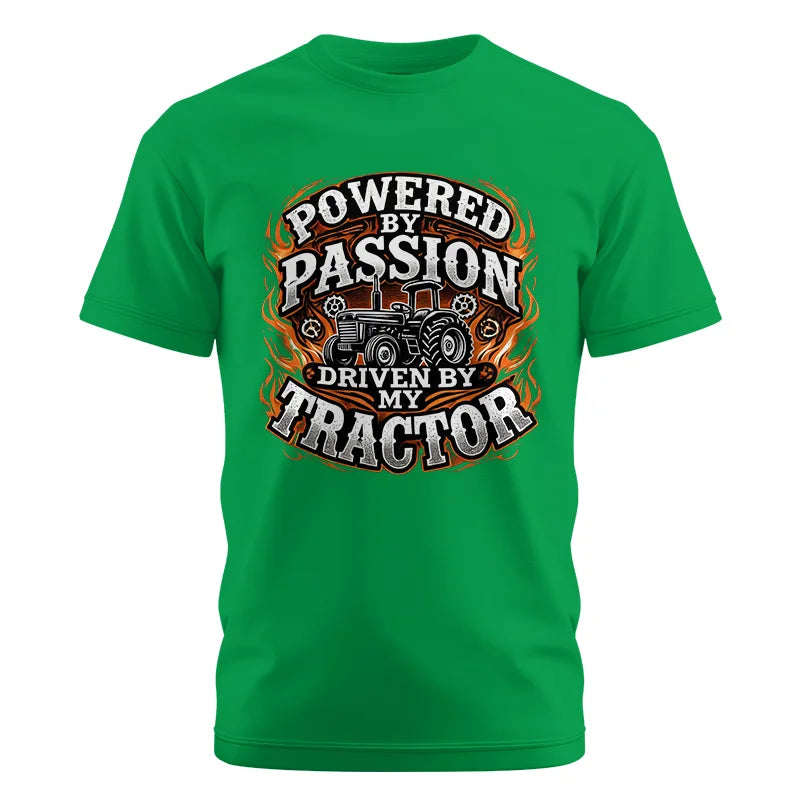 Powered By Passion Driven By My Tractor 5 - Unisex Cotton Crew Tee