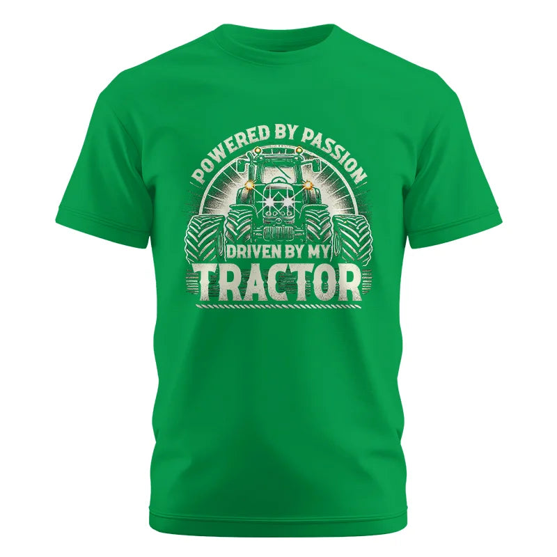 Image of Powered By Passion Driven By My Tractor 6 - Unisex Cotton Crew Tee