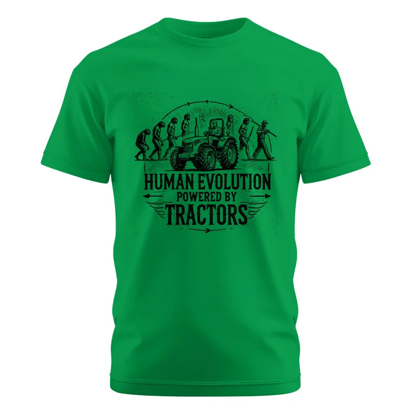 Image of Powered Tractors - Unisex Cotton Crew Tee