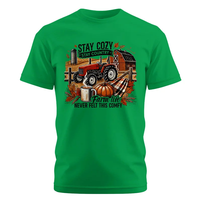 Stay Cozy_Stay Country_Farm Life Never Felt This Comfy - Unisex Cotton Crew Tee