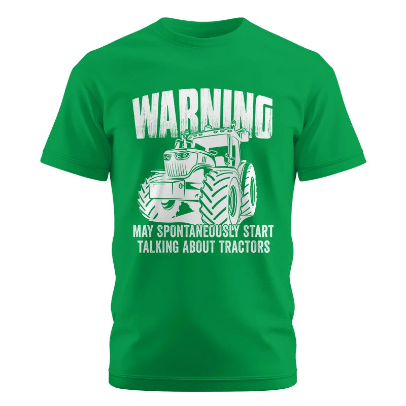 Talking About Tractor - Unisex Cotton Crew Tee