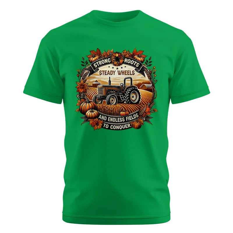 Thanksgiving Farmer Endless Fields To Conquer 1 - Unisex Cotton Crew Tee