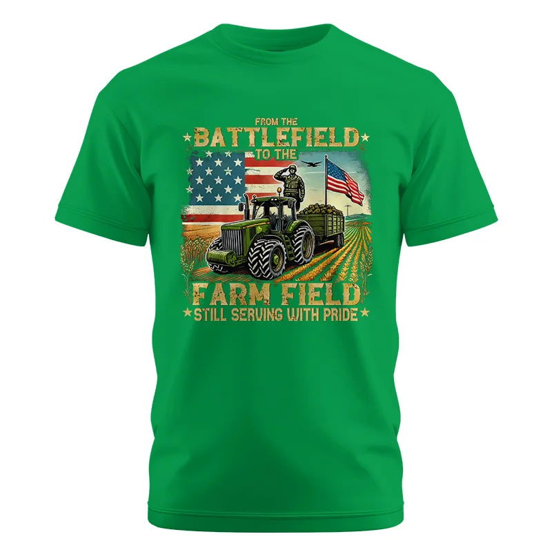 Image of Veteran Farmer From The Battlefield To The Farm Field 2 - Unisex Cotton Crew Tee