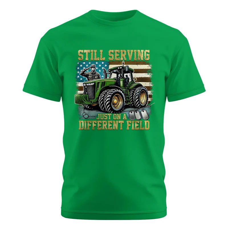 Veteran Farmer Still Serving 3 - Unisex Cotton Crew Tee