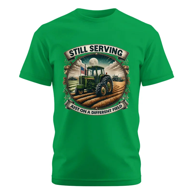 Veteran Farmer Still Serving 4 - Unisex Cotton Crew Tee