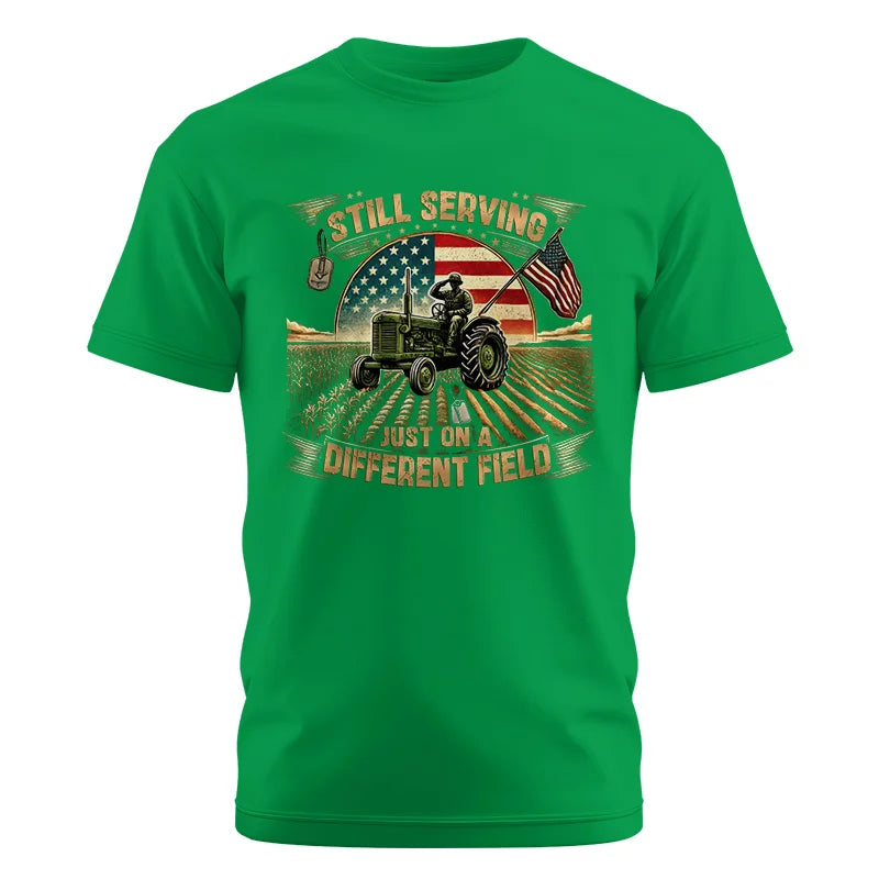 Image of Veteran Farmer Still Serving 8 - Unisex Cotton Crew Tee