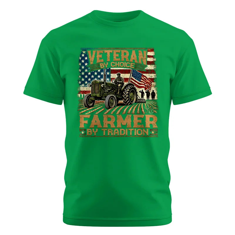 Veteran Farmer Veteran By Choice_Farmer By Tradition - Unisex Cotton Crew Tee