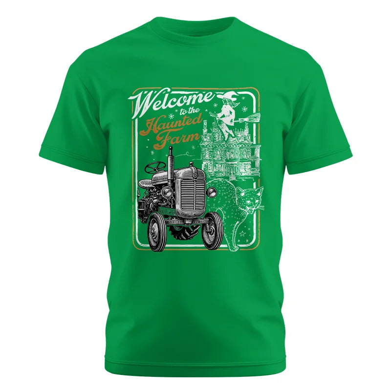 Image of Welcome To The Haunted Farm 2 - Unisex Cotton Crew Tee