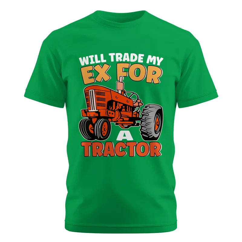 Will Trade My Ex For Tractor - Unisex Cotton Crew Tee