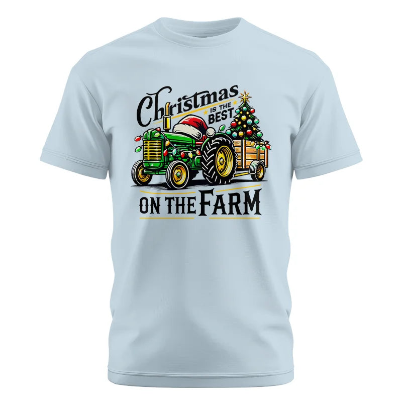 Christmas Is The Best On The Farm 3 - Unisex Cotton Crew Tee