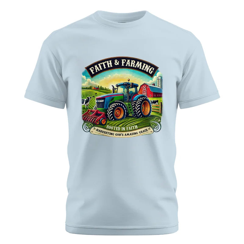 Faith And Farming 2 - Unisex Cotton Crew Tee