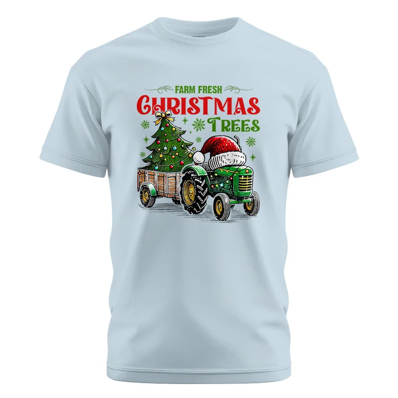 Farm Fresh Christmas Trees - Unisex Cotton Crew Tee