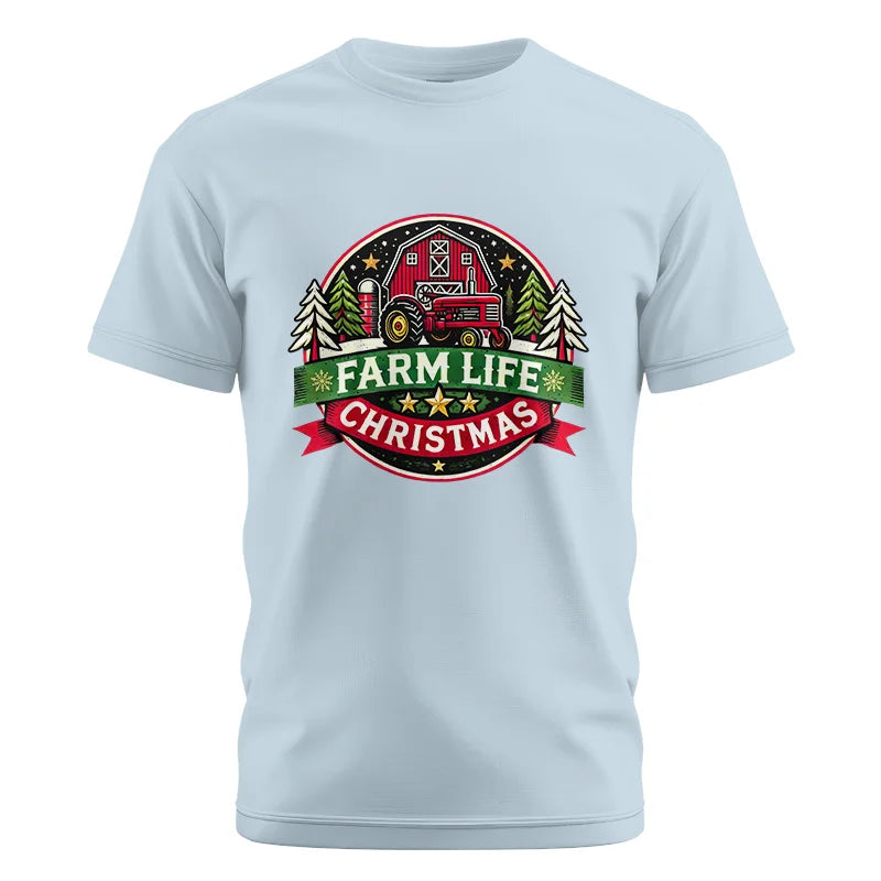 Farm Life Christmas 3 - Unisex Cotton Crew Tee