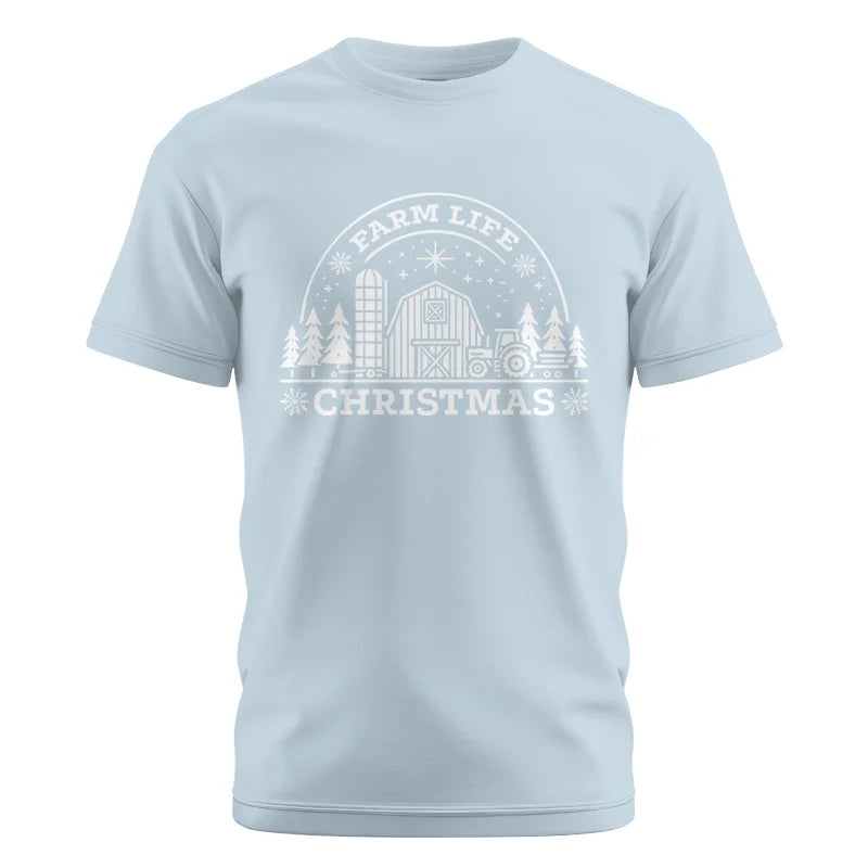 Farm Life Christmas 4 - Unisex Cotton Crew Tee