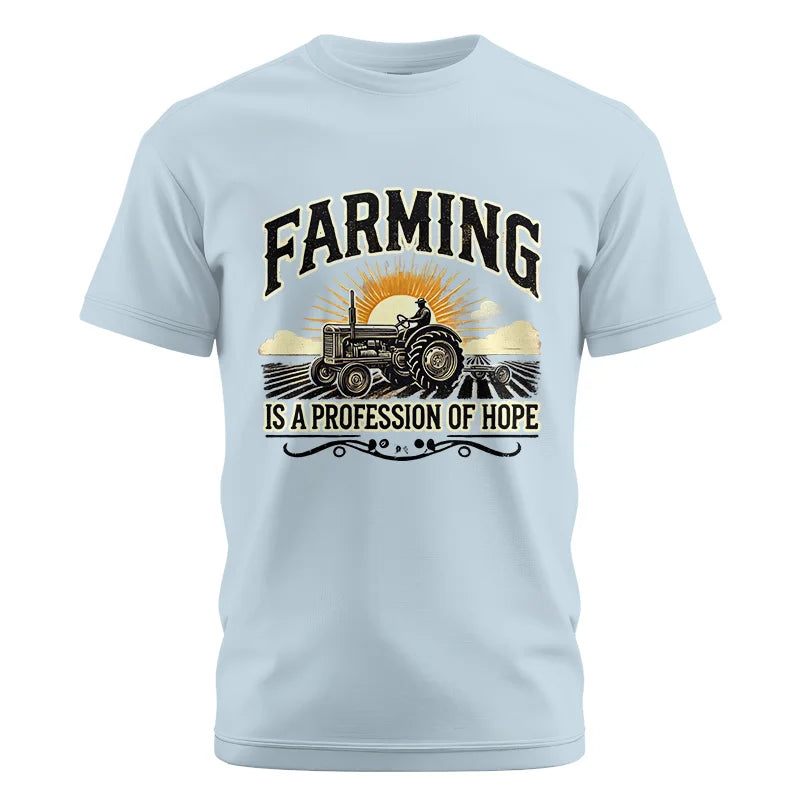 Image of Farming Is A Profession Of Hope 1 - Unisex Cotton Crew Tee