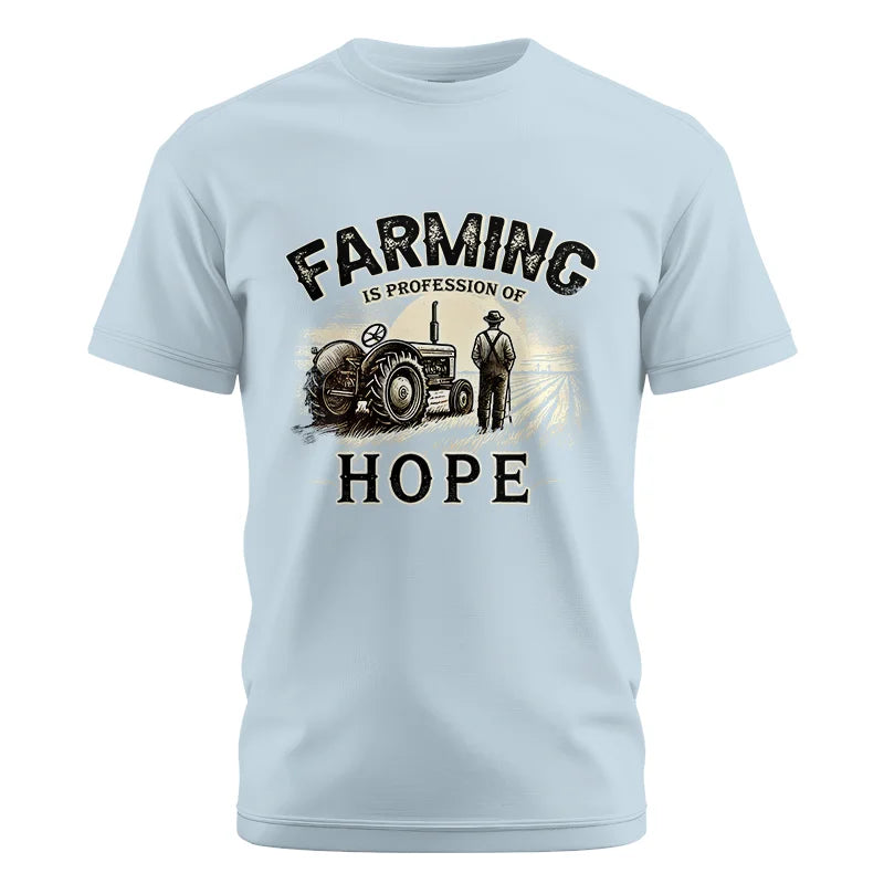 Image of Farming Is A Profession Of Hope 2 - Unisex Cotton Crew Tee