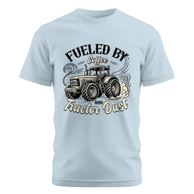 Image of Fueled By Coffee And Tractor Dust 2 - Unisex Cotton Crew Tee