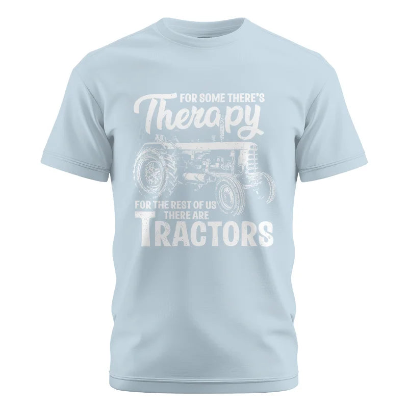 Funny Farmer Therapy Vintage Tractor Lover - Unisex Cotton Crew Tee