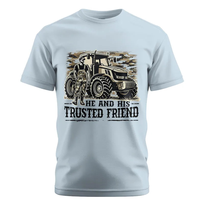 He and His Trusted Friend - Unisex Cotton Crew Tee