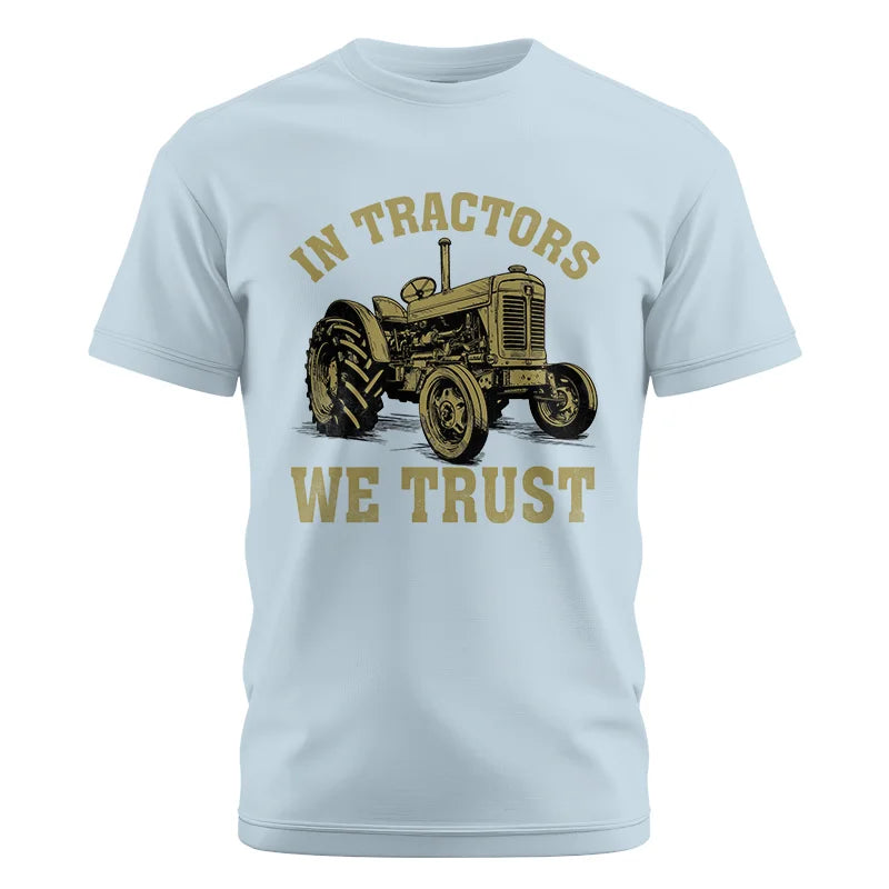 Image of In Tractors We Trust - Unisex Cotton Crew Tee