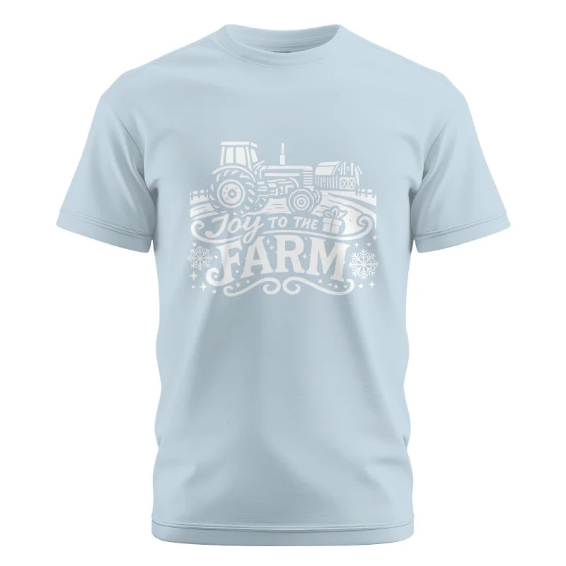 Image of Joy To The Farm 1 - Unisex Cotton Crew Tee