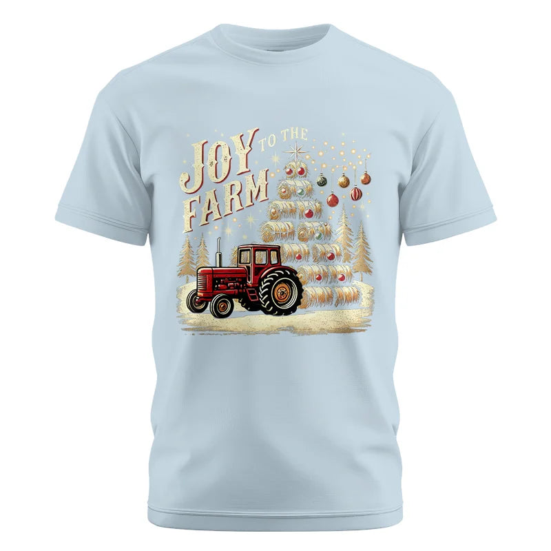 Joy To The Farm - Unisex Cotton Crew Tee