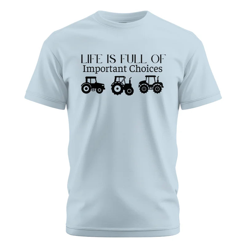 Image of Life Is Full Of Important Choices 23 - Unisex Cotton Crew Tee