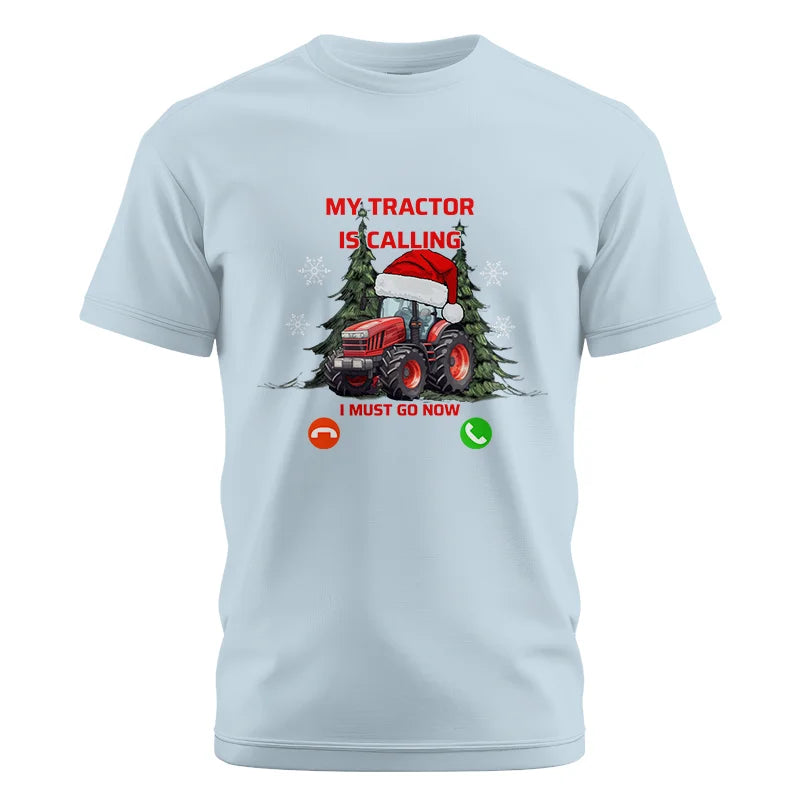 My Tractor Is Calling 2 - Unisex Cotton Crew Tee