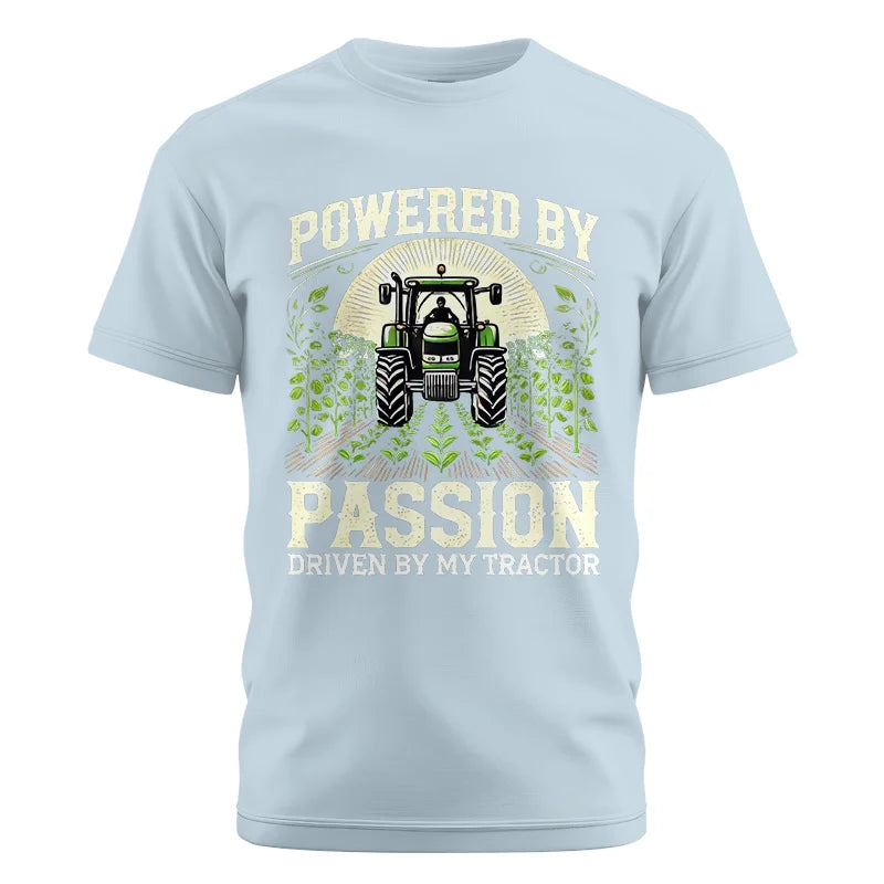 Powered By Passion Driven By My Tractor 3 - Unisex Cotton Crew Tee