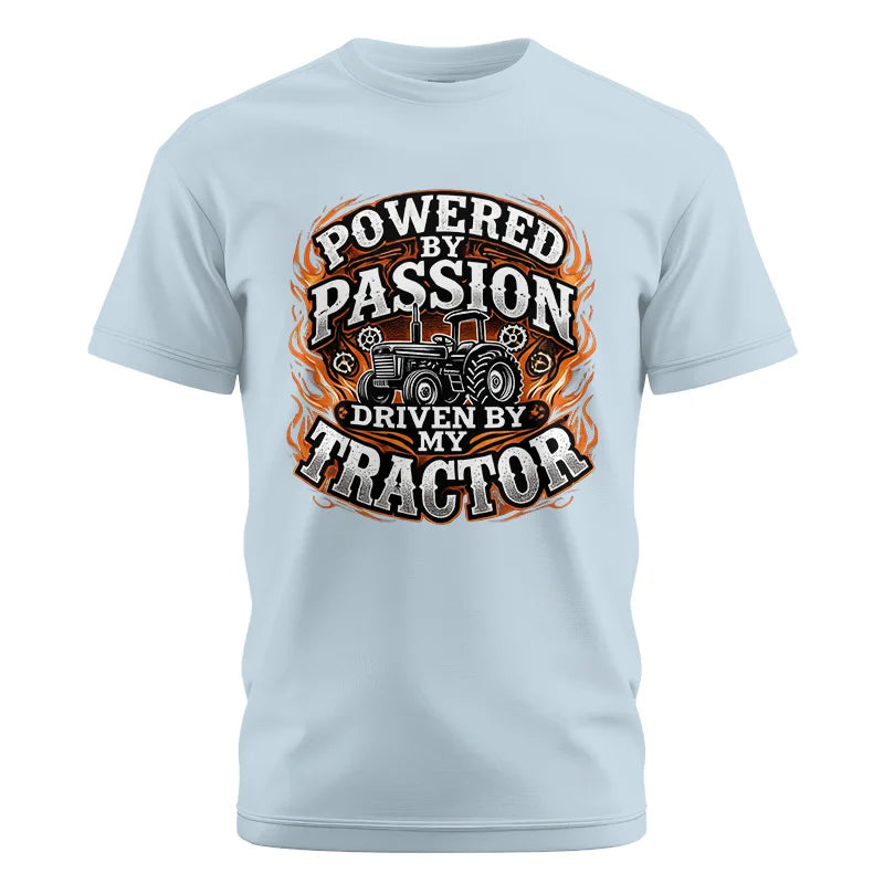 Powered By Passion Driven By My Tractor 5 - Unisex Cotton Crew Tee