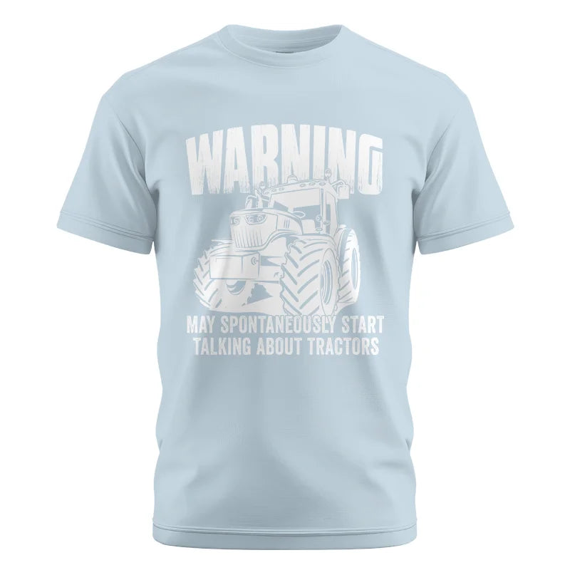 Image of Talking About Tractor - Unisex Cotton Crew Tee