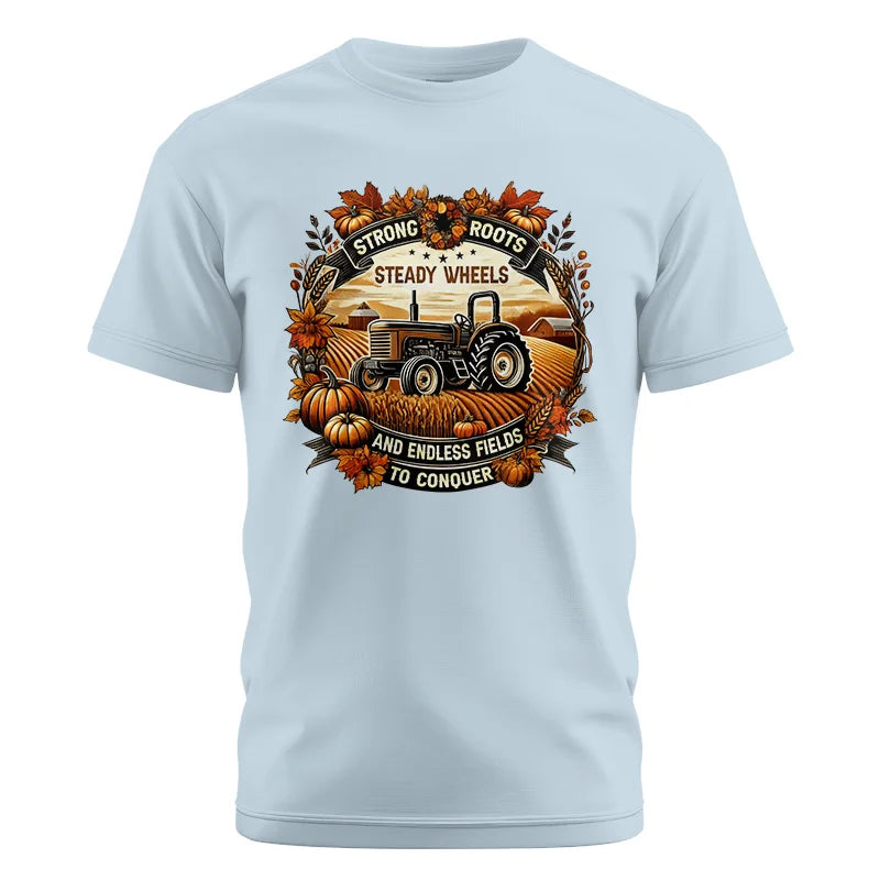 Image of Thanksgiving Farmer Endless Fields To Conquer 1 - Unisex Cotton Crew Tee