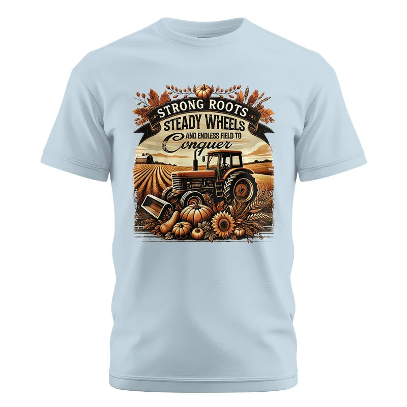 Image of Thanksgiving Farmer Endless Fields To Conquer 2 - Unisex Cotton Crew Tee