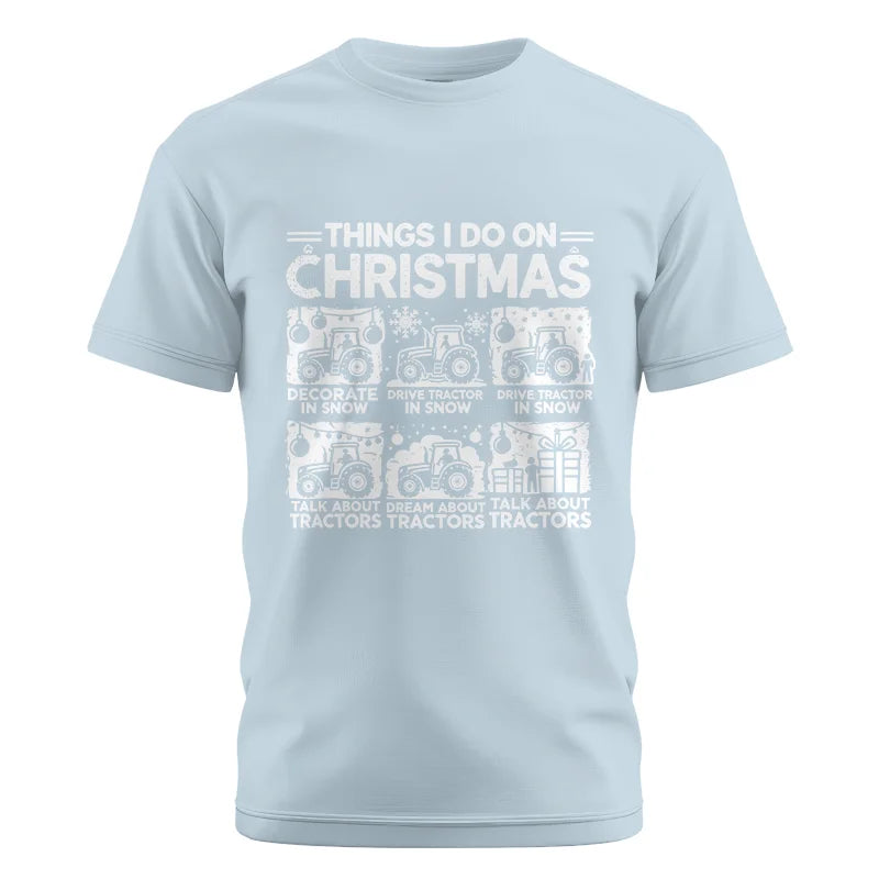 Image of Things I Do On Christmas - Unisex Cotton Crew Tee