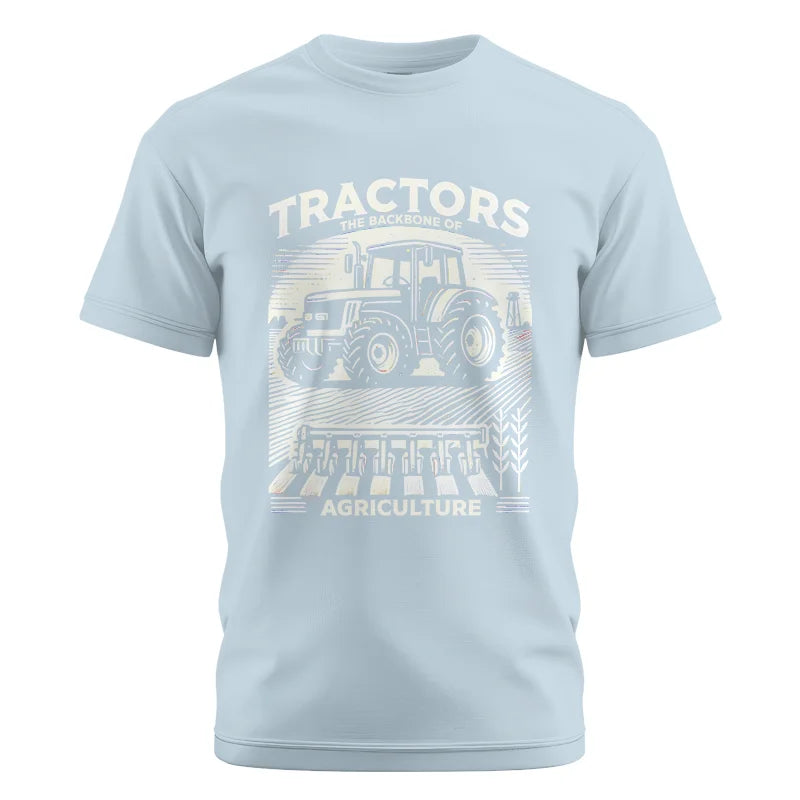 Image of Tractors The Backbone Of Agriculture - Unisex Cotton Crew Tee