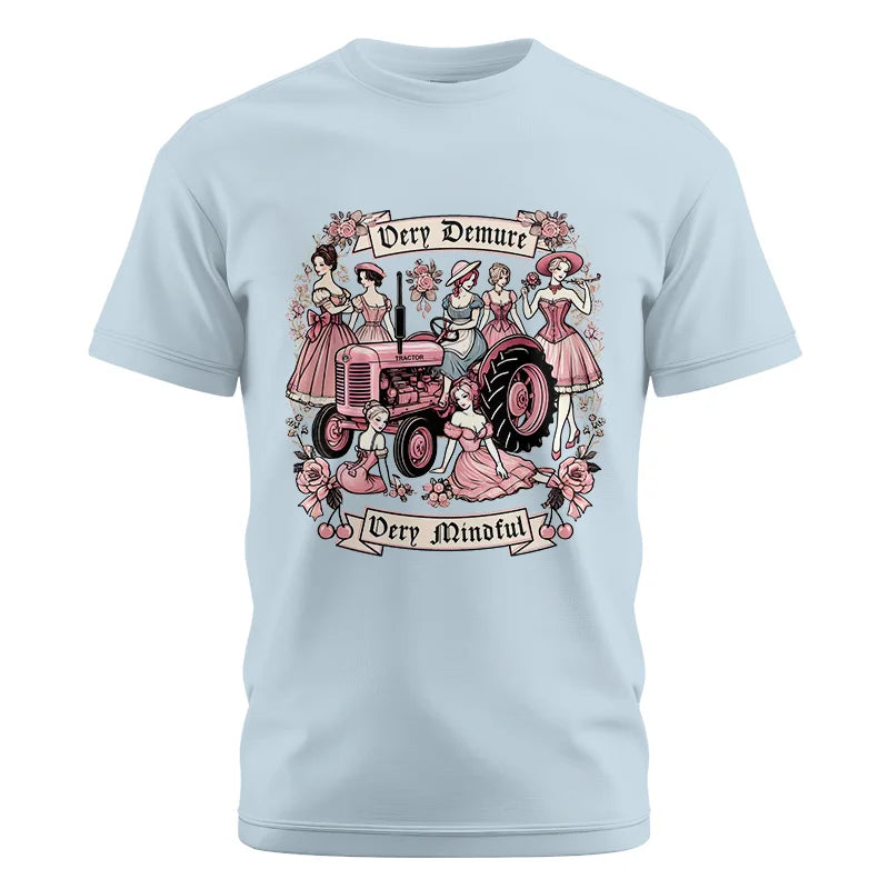 Very Demure Very Mindful Tractor - Unisex Cotton Crew Tee