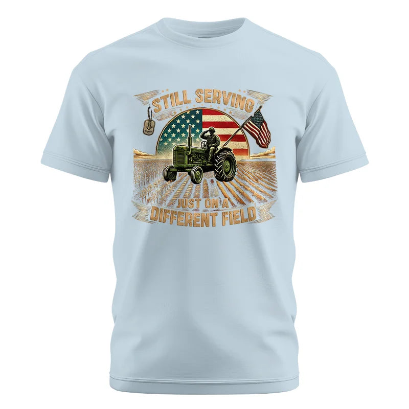 Image of Veteran Farmer Still Serving 8 - Unisex Cotton Crew Tee