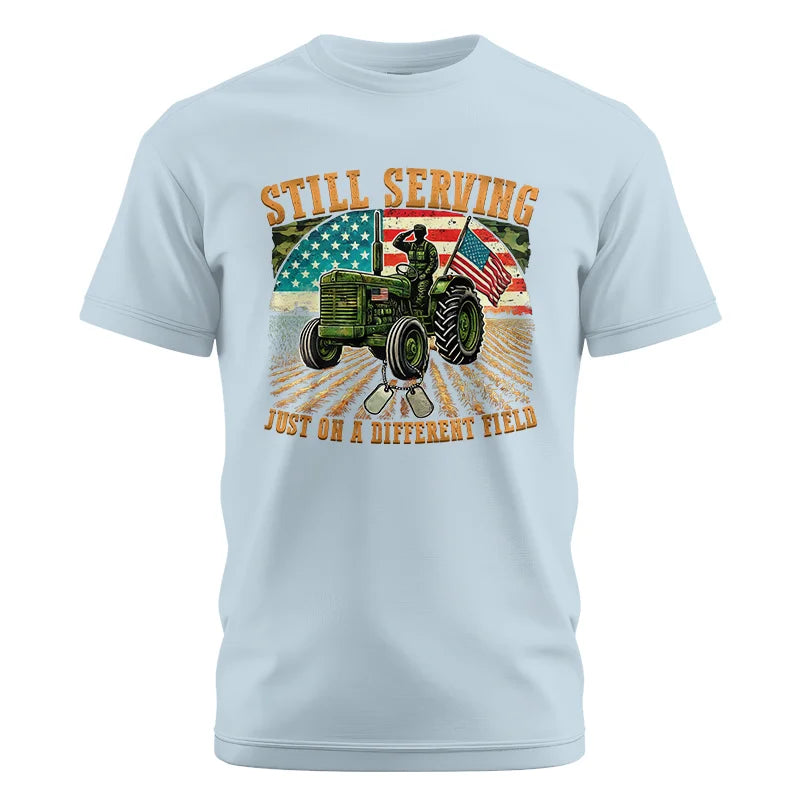 Image of Veteran Farmer Still Serving 9 - Unisex Cotton Crew Tee