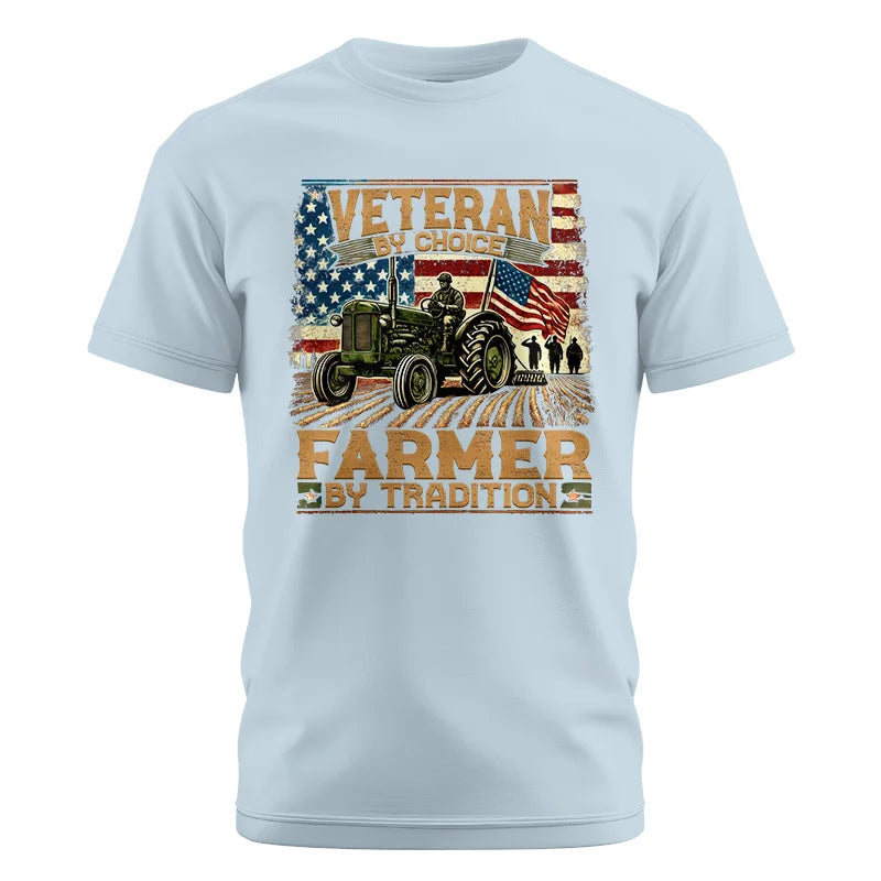 Image of Veteran Farmer Veteran By Choice_Farmer By Tradition - Unisex Cotton Crew Tee