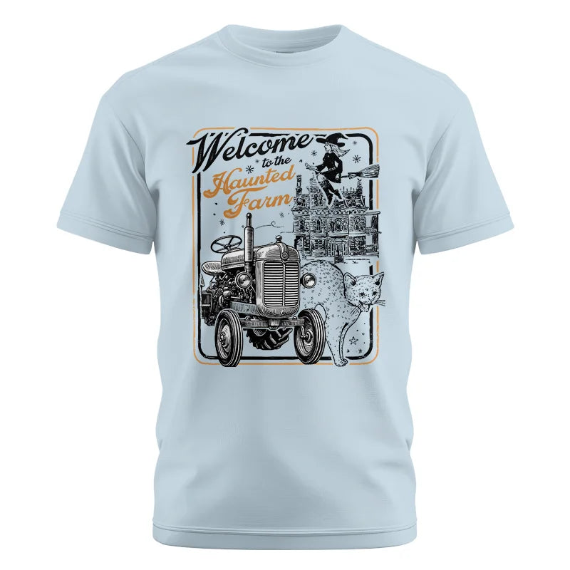 Welcome To The Haunted Farm 1 - Unisex Cotton Crew Tee